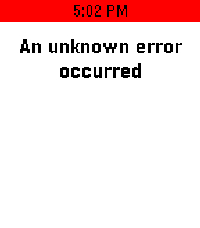 KiezelPay Unknown Error
